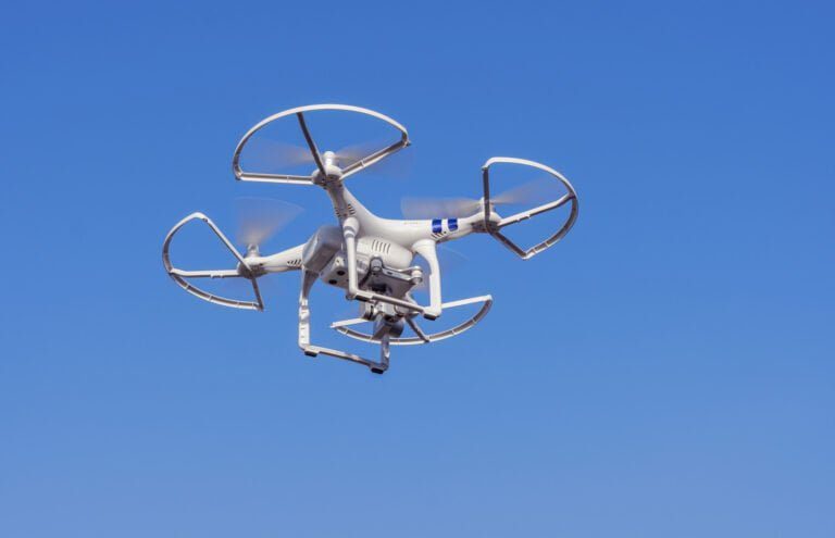 A drone like the one used to interfere with fire crews in June